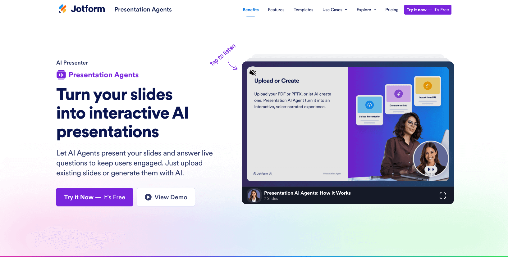 Jotformpresentation software