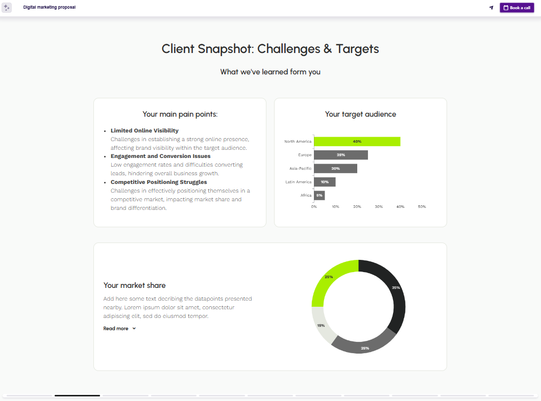 Marketing deck market analysis example