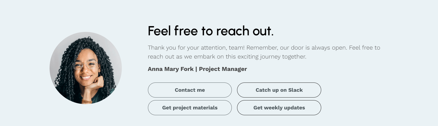Product launch presentation CTA slide