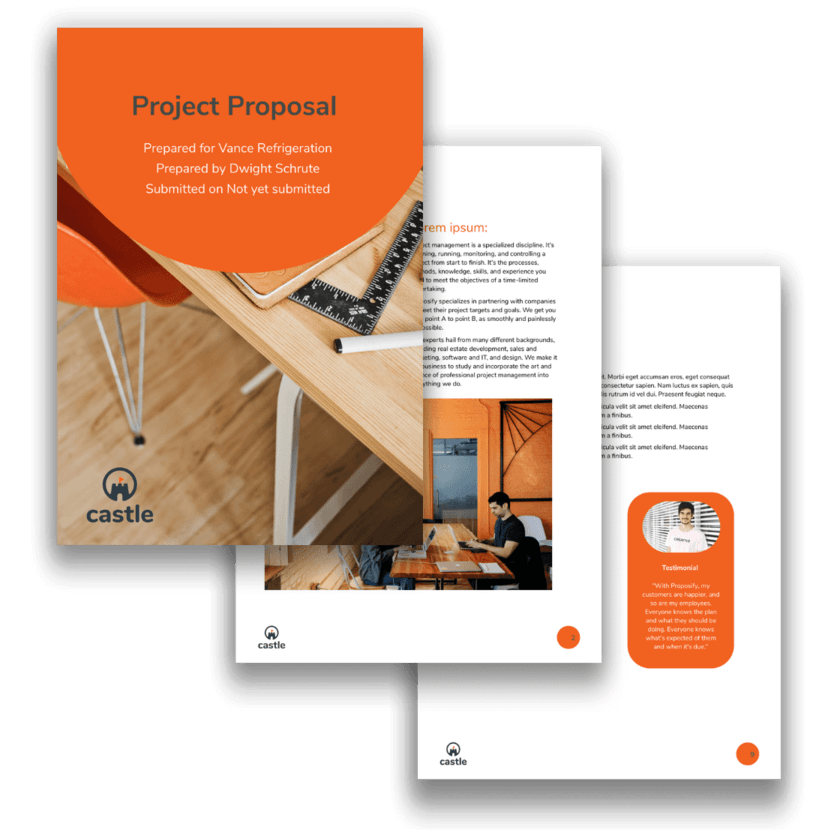 Best proposal automation tools - Proposify