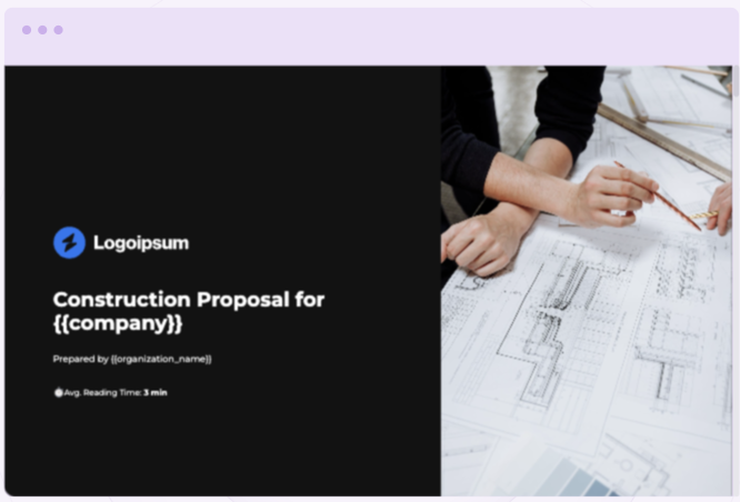 Construction Project Proposal Template That Get Buy-in