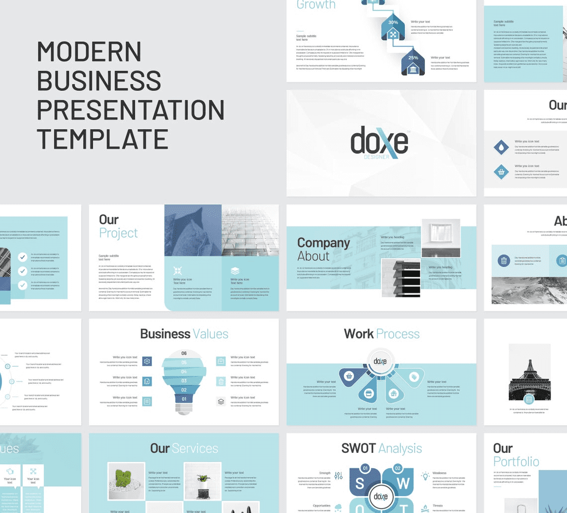 Doxe PowerPoint template