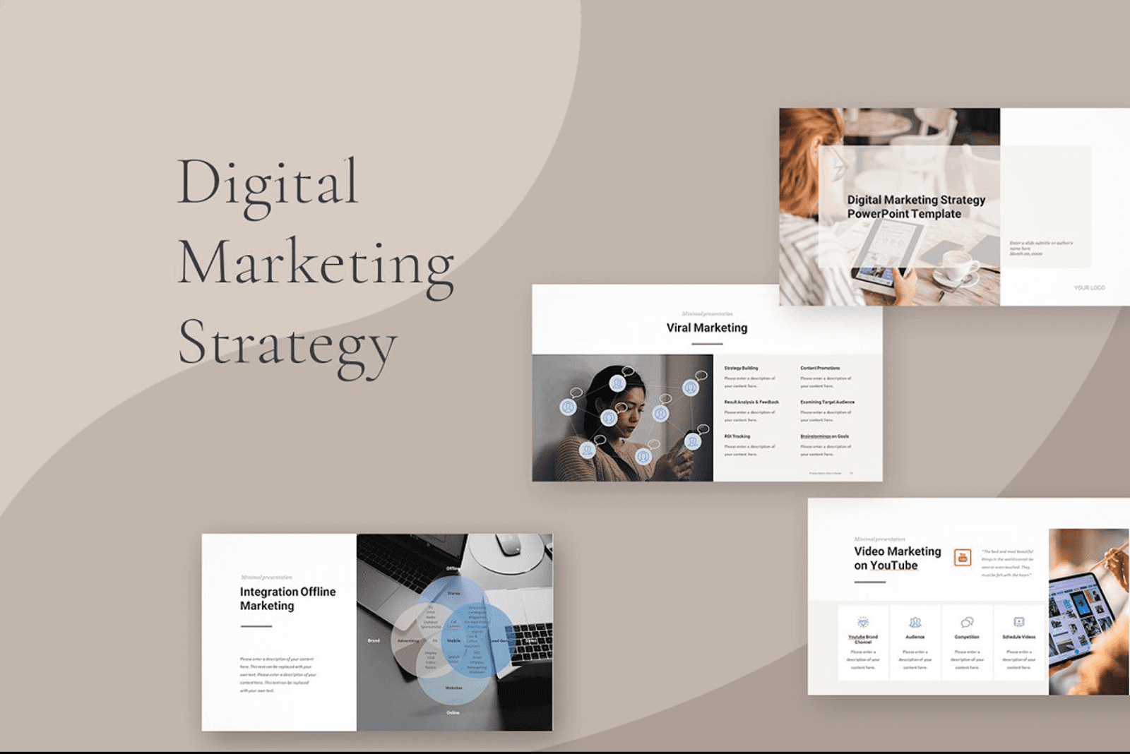 Digital marketing PowerPoint template