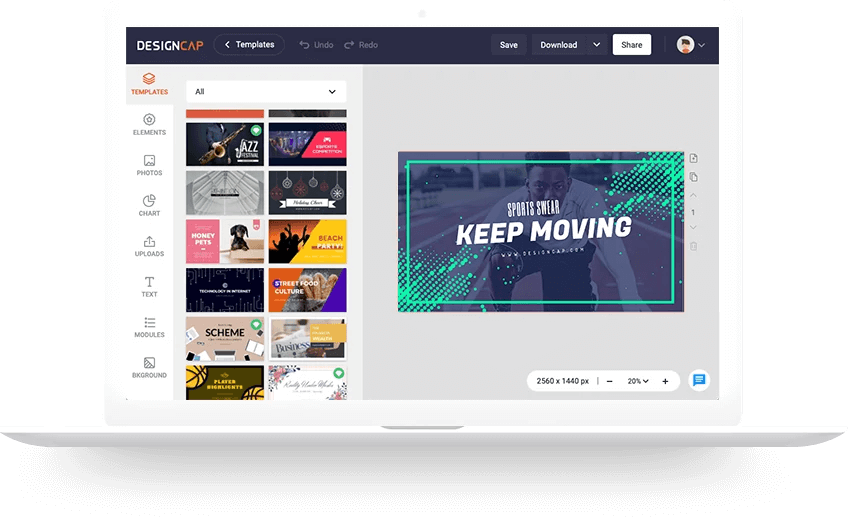 DesignCap presentation maker