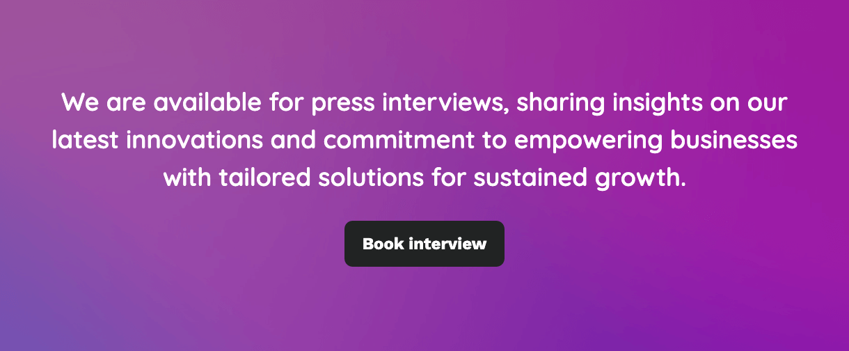 Press kit next steps slide example