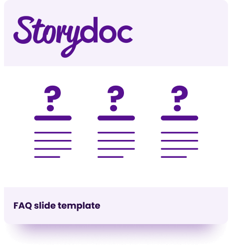 FAQ slide templates that satisfy readers