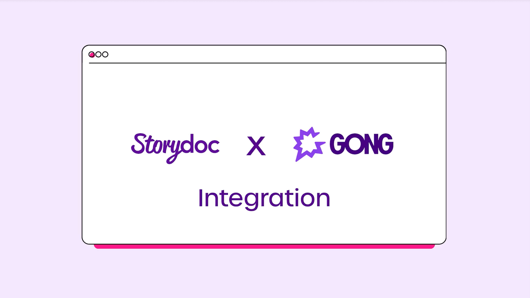 gong and storydoc integration