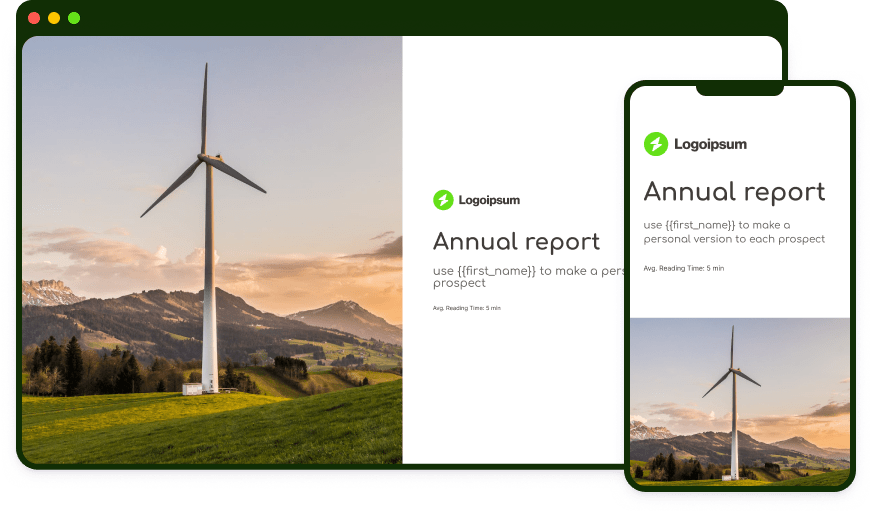 Ai report generator annual report design templates 