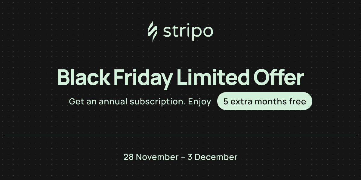 Stripo black friday saas deal