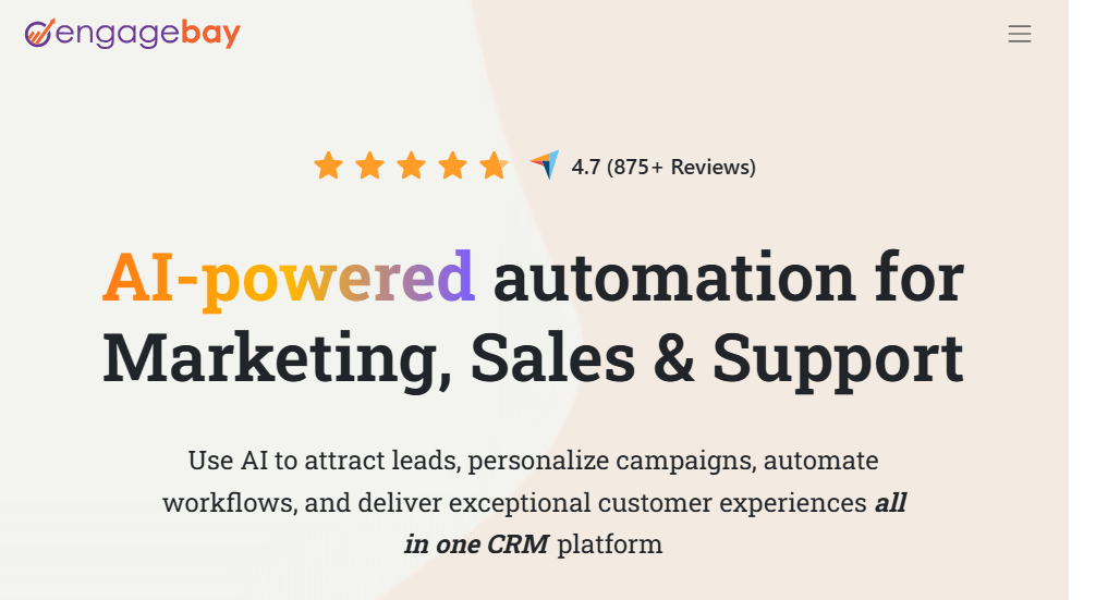 EngageBay black friday saas deal