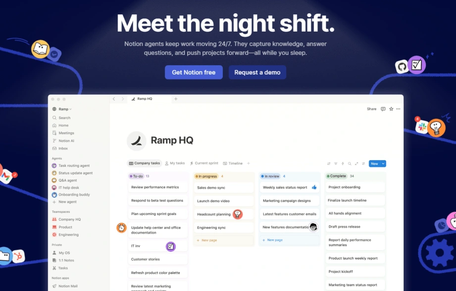Best productivity tools - Notion