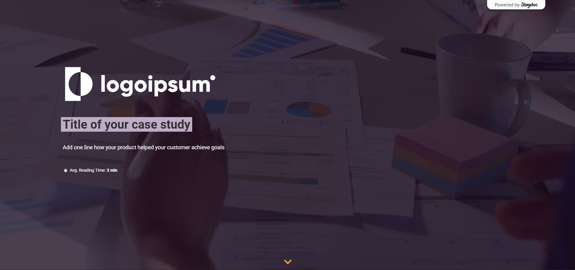 Case study intro slide