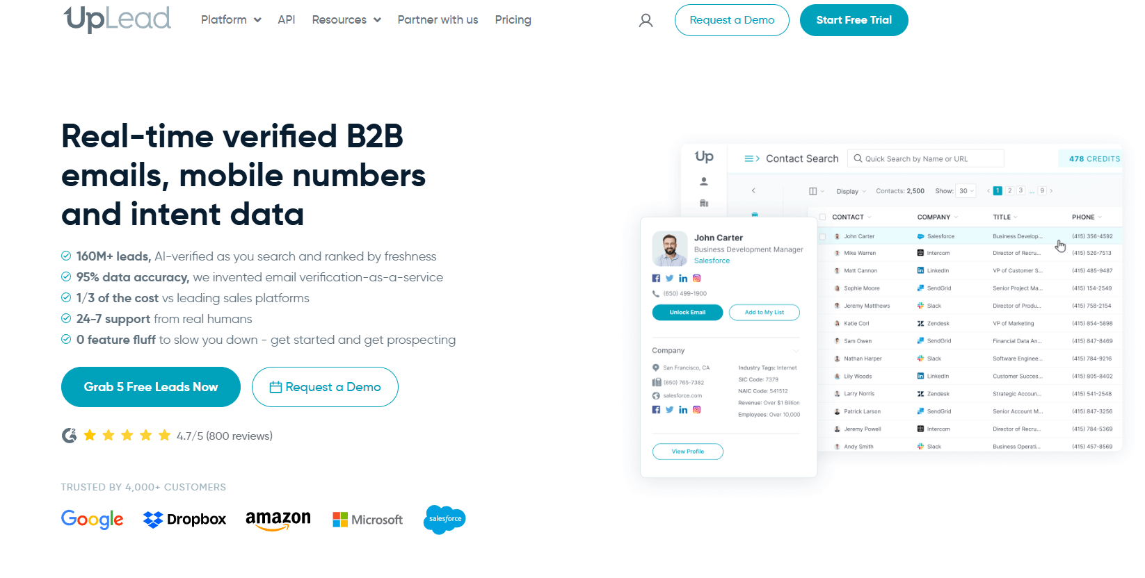 UpLead Black Friday SaaS deal