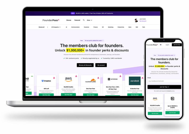 founderpass black friday saas deal
