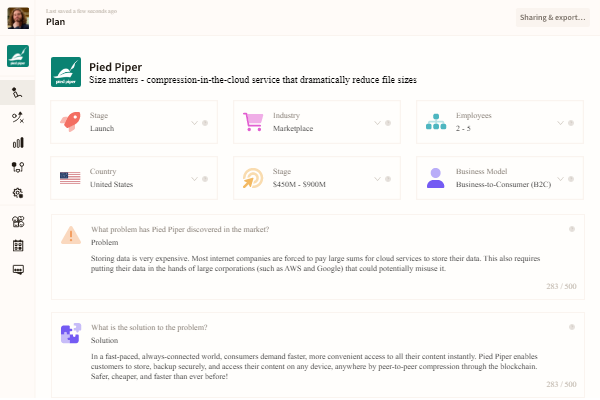 Cuttles business plan software
