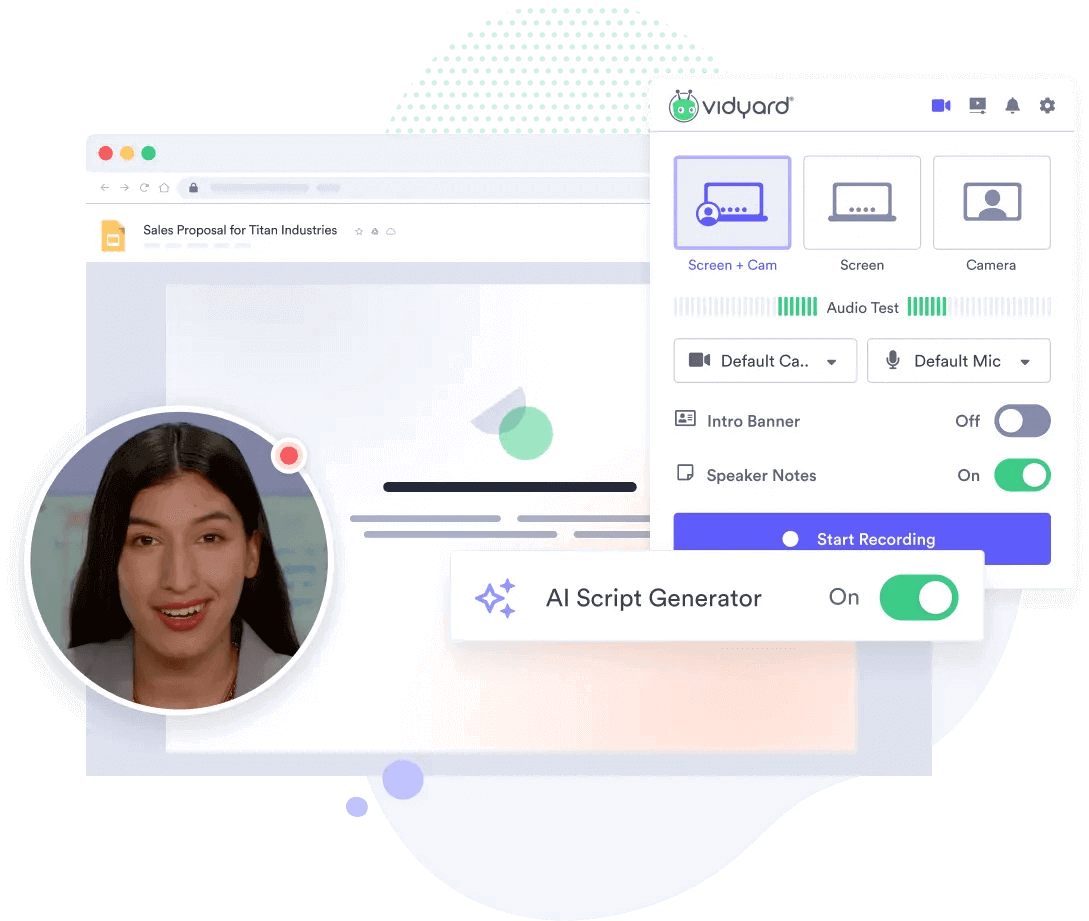 Vidyard - Best AI software for sales