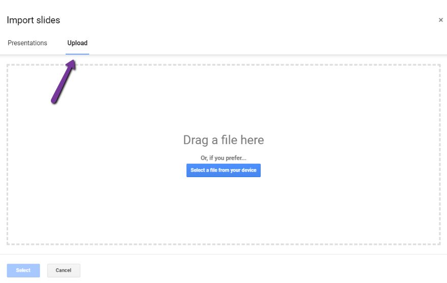 Convert PowerPoint into Google Slides