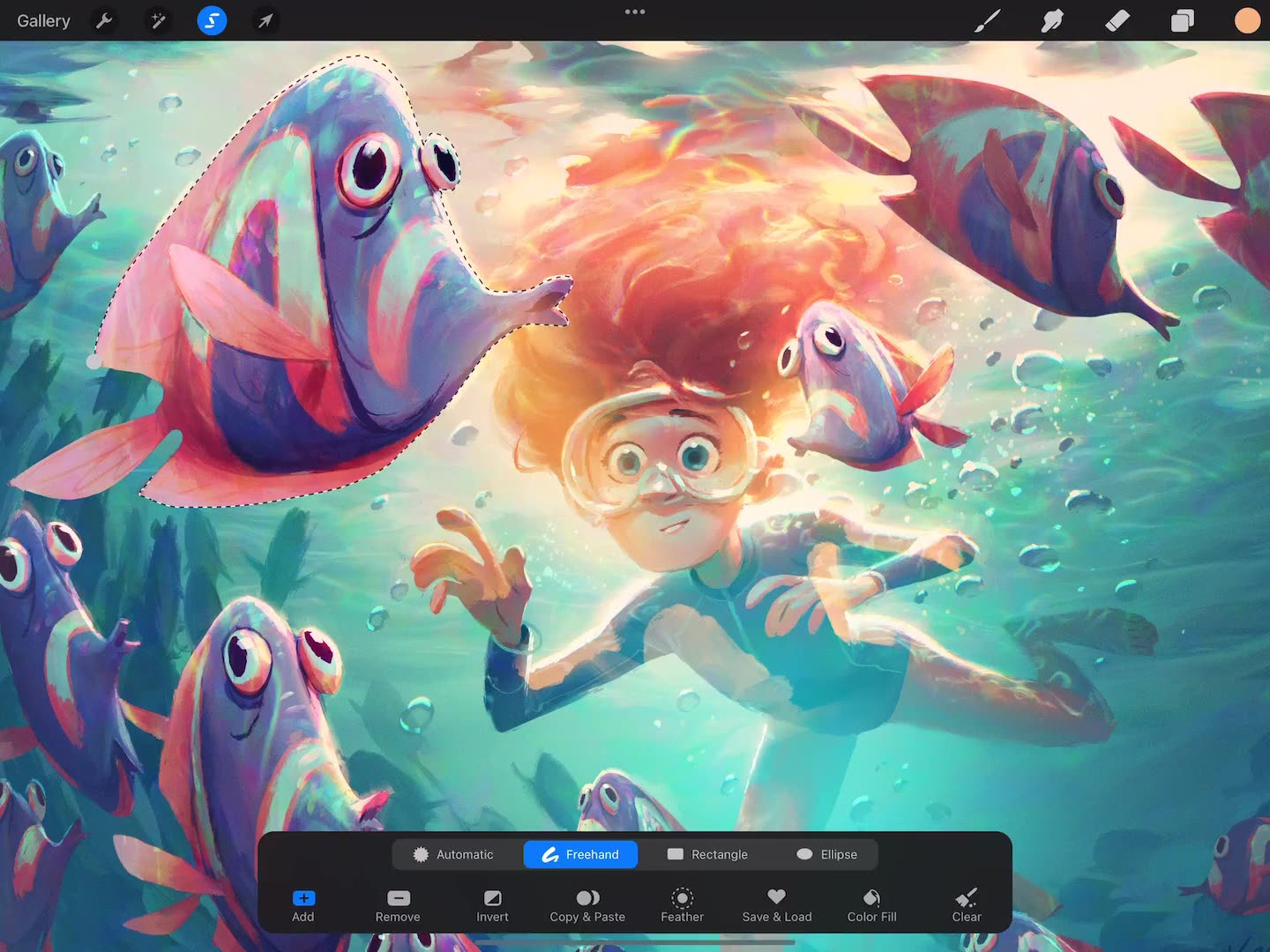 Best animation software: Procreate