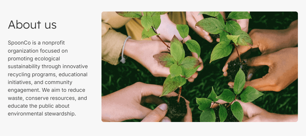 Grant proposal about us slide example