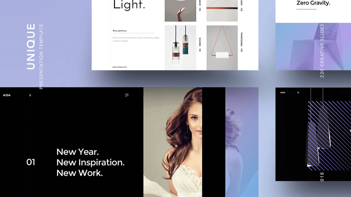 Aida PowerPoint template