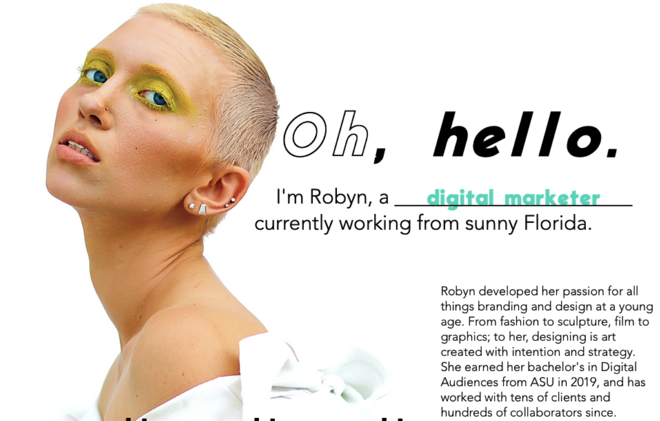 How to make an online portfolio