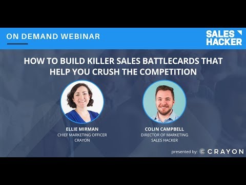 How to build sales battle cards