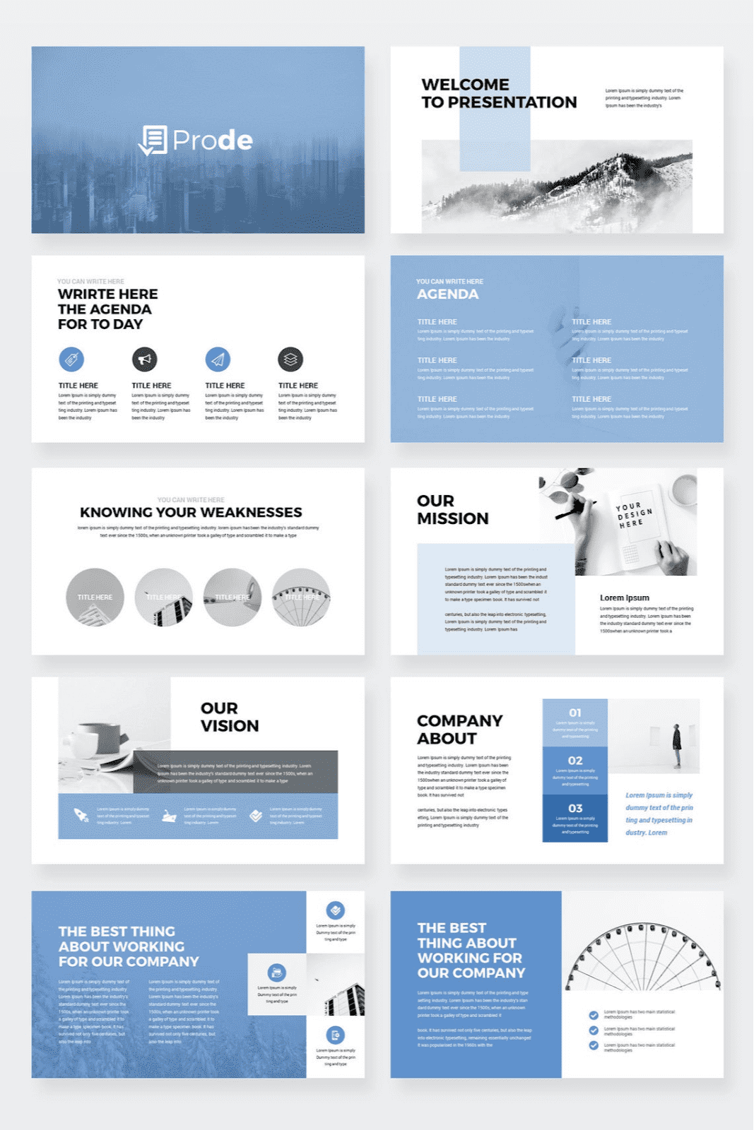 Prode PowerPoint template