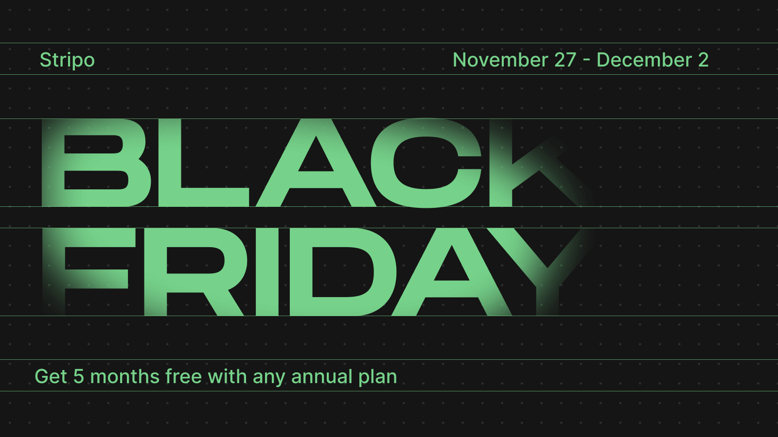 Stripo black friday saas deal