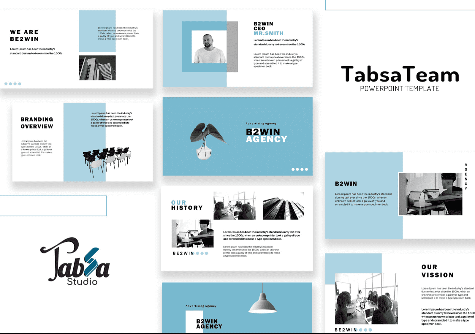 Tabsa PowerPoint template