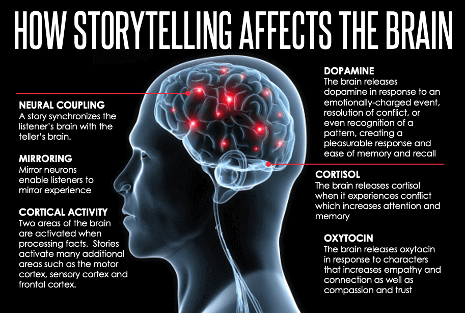 How storytelling affects the brain