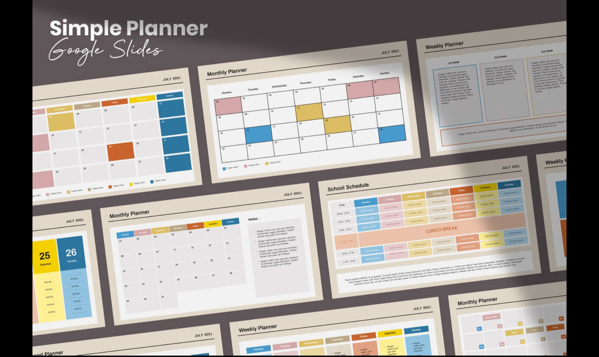 Simple planner