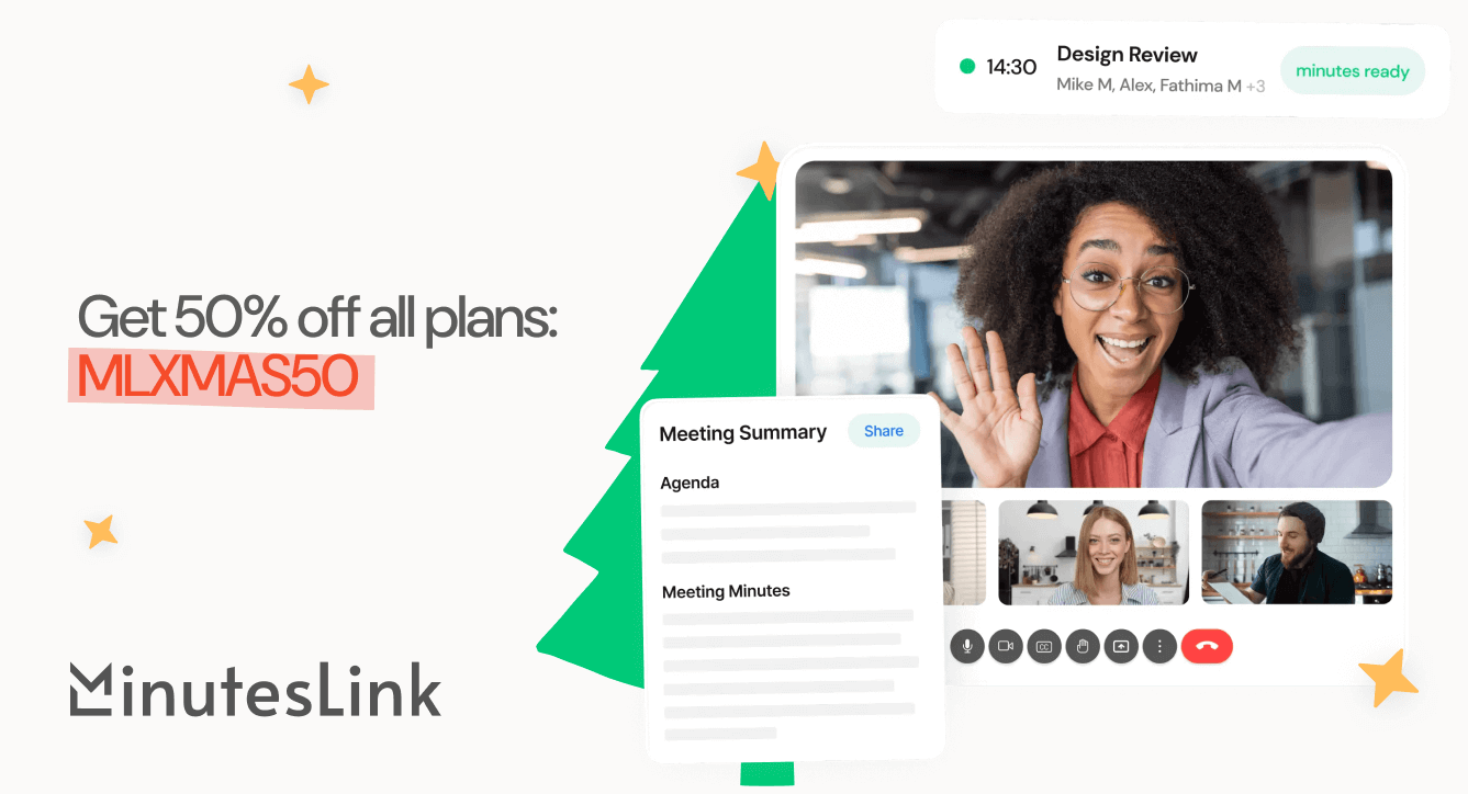 MinutesLink Christmas SaaS Deal 