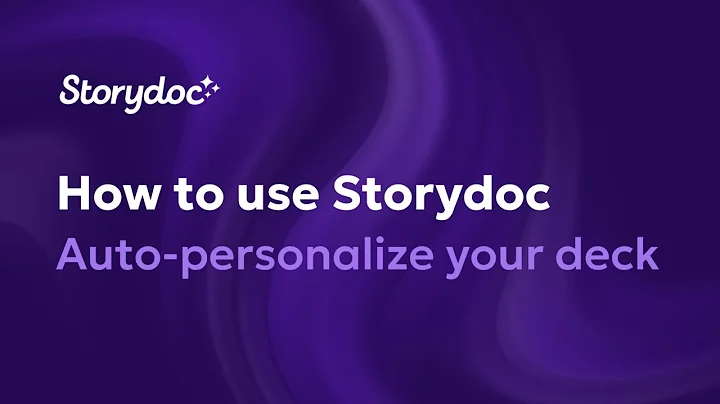 Storydoc analytics pa