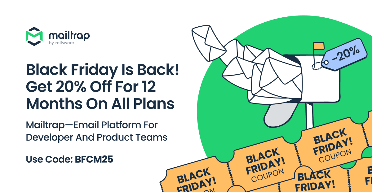 Mailtrap black friday saas deal