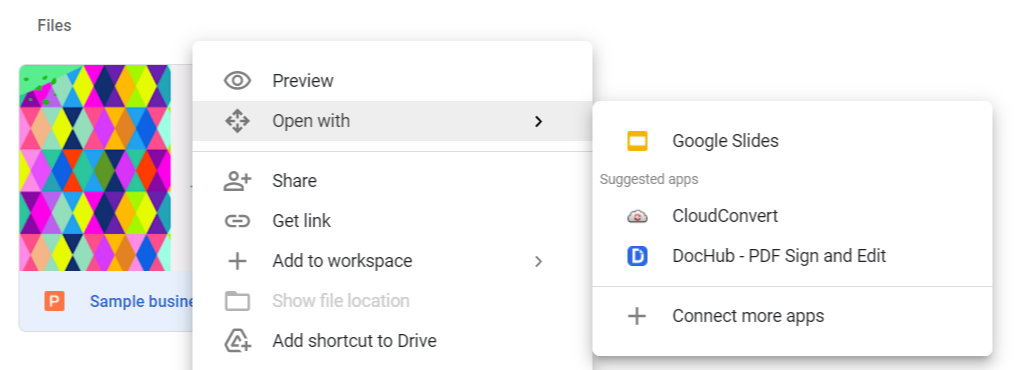 Convert PowerPoint into Google Sli
