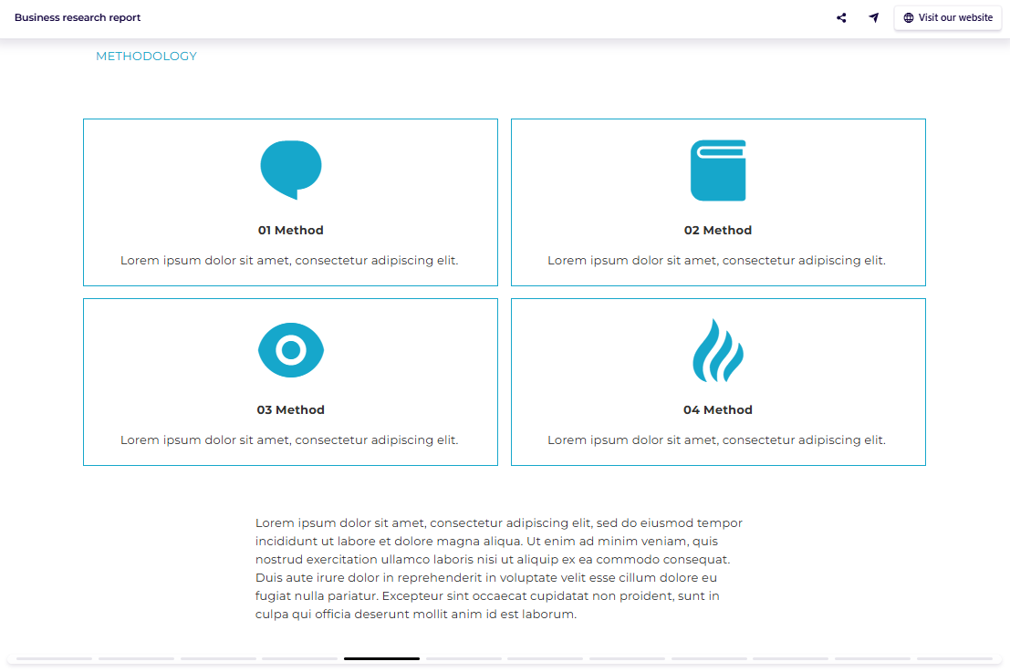 Marketing research proposals methodology slide example