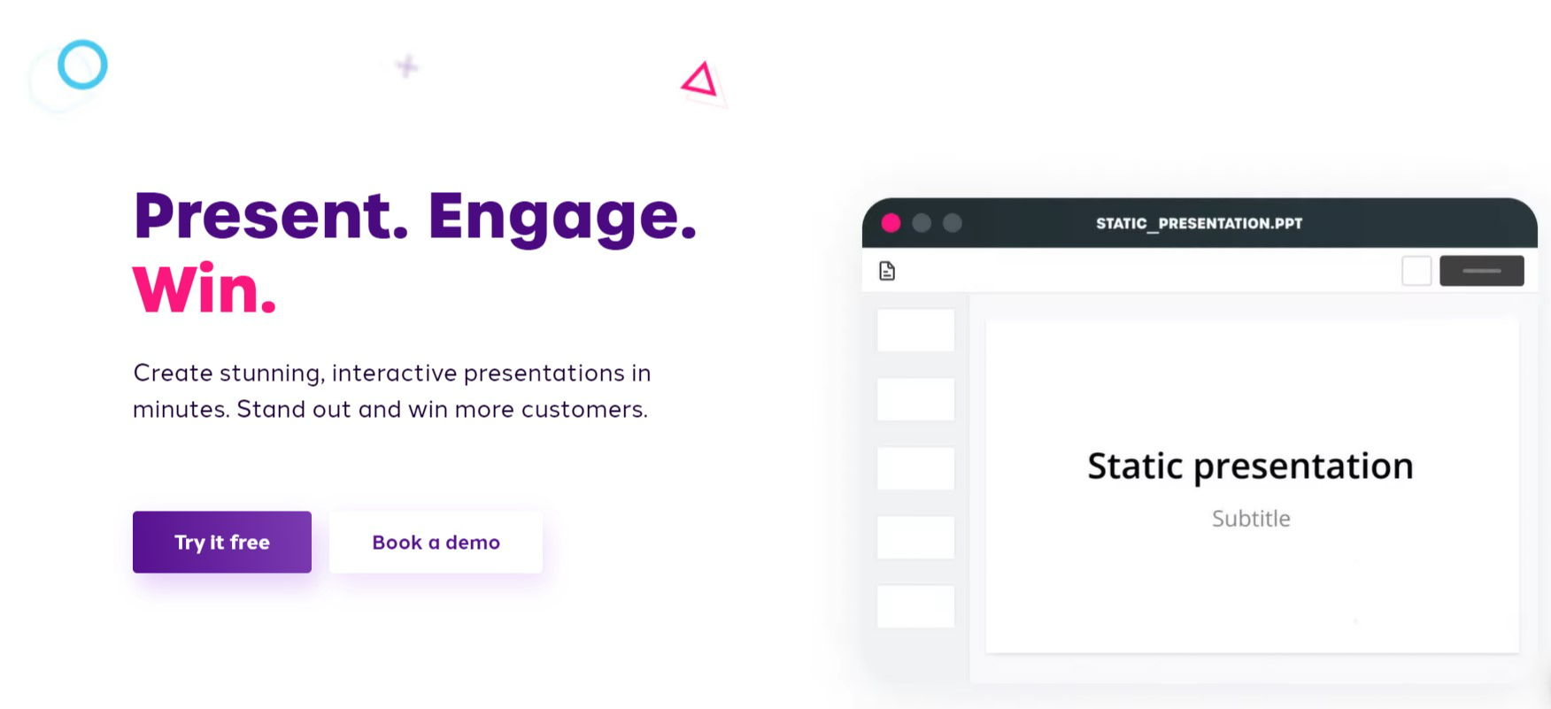 Storydoc landing page