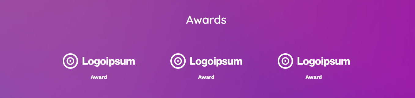 Company media kit achievements slide example