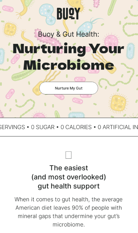 Lead nurturing email - Buoy