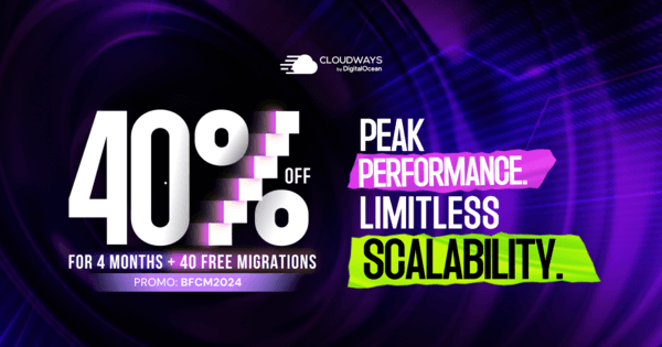 Cloudways black friday saas deal