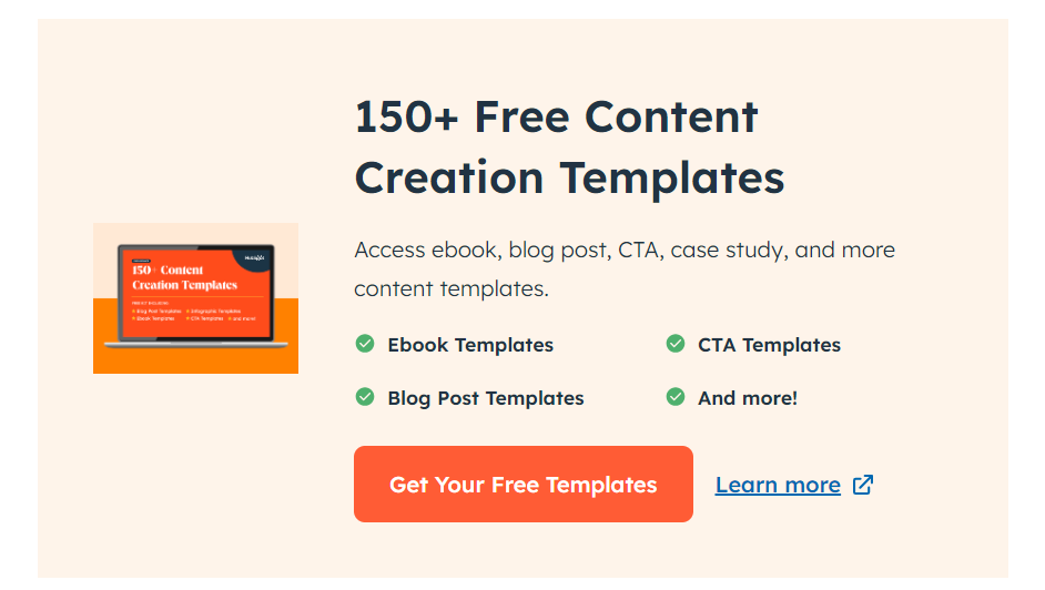 HubSpot lead magnet example