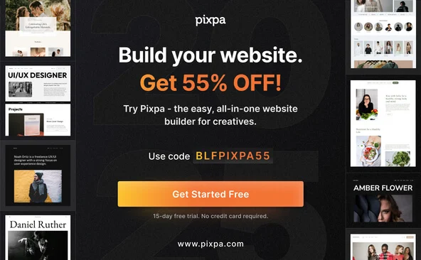 Pixpa Black Friday SaaS deal