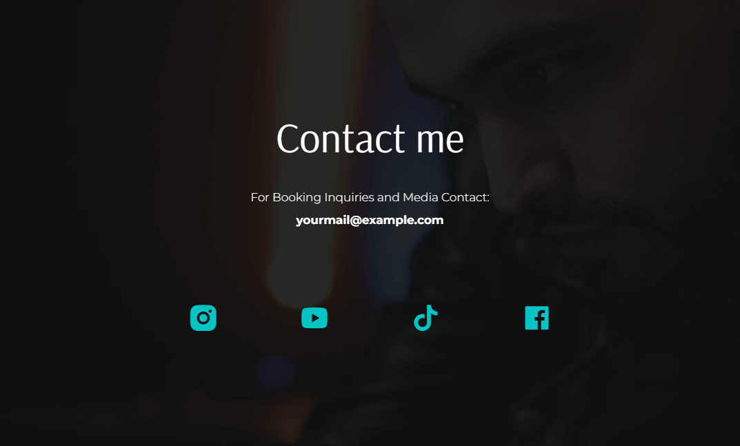 Company media kit social media slide example