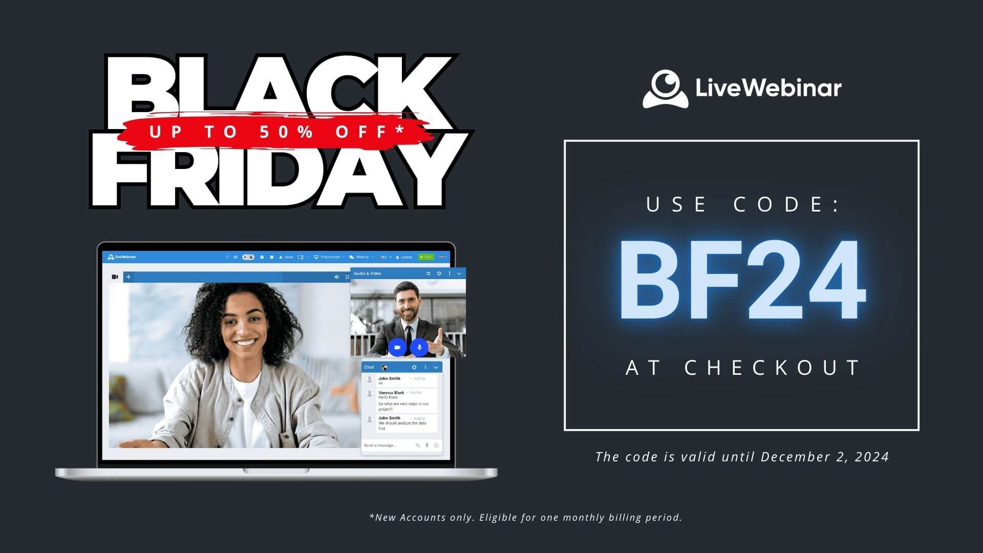 LiveWebinar black friday saas deal