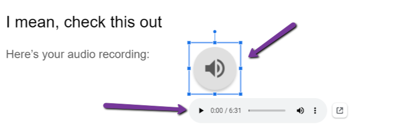 Add audio to Google Slides