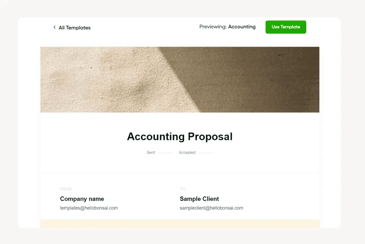 Best proposal automation tools - Bonsai