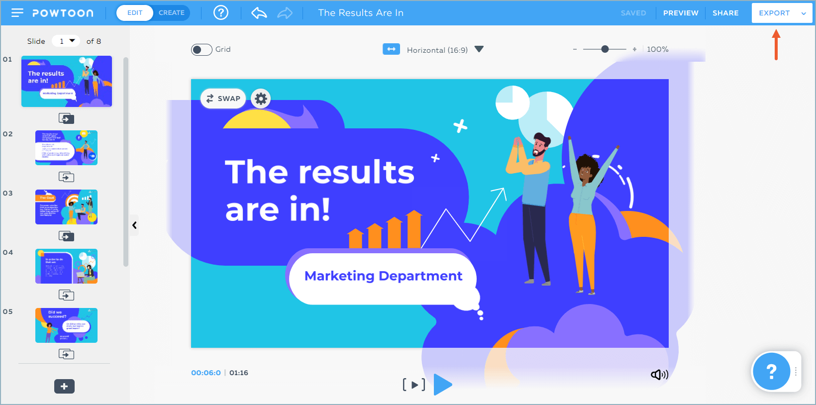 Powtoon presentation maker