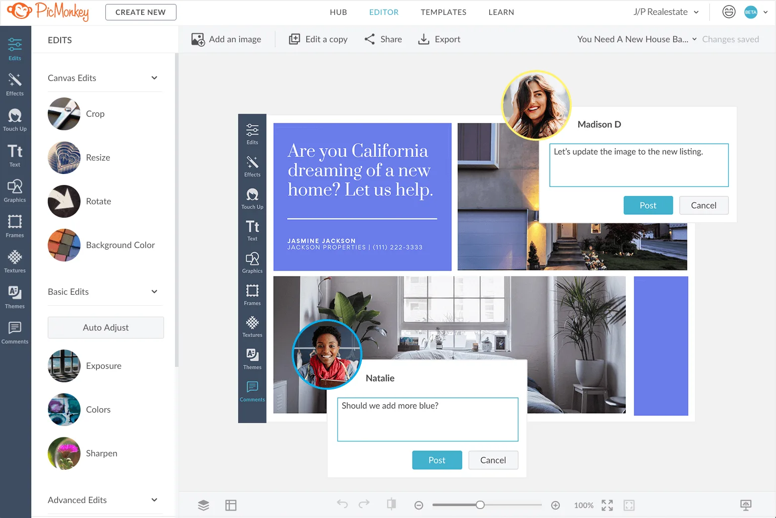 PicMonkey presentation maker