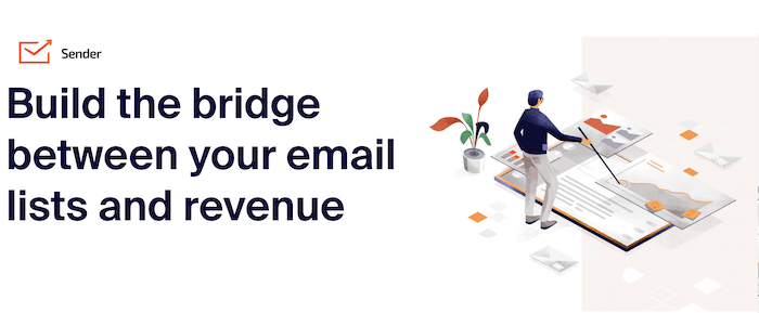 sender sales prospecting tool