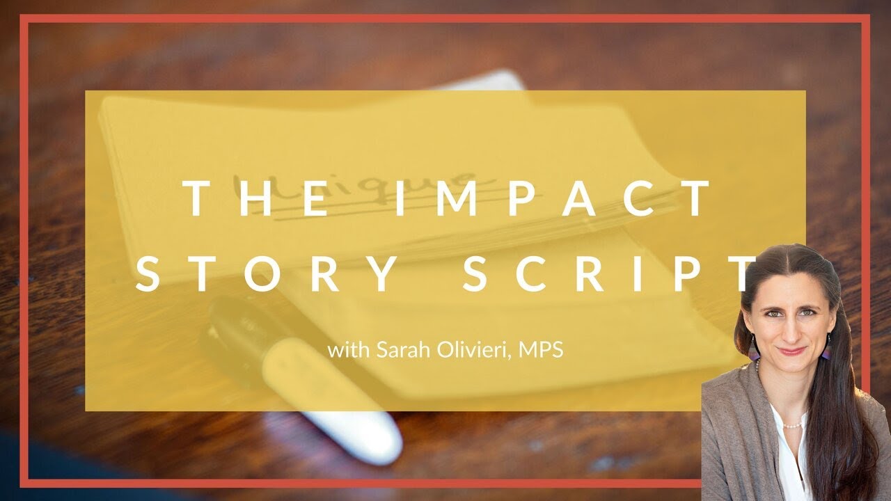 The impact story script